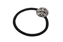 画像をギャラリービューアに読み込む, CHROME HEARTS クロムハーツ クロスボールボタン ヘアゴム 重量約15g シルバー925 2003/.925刻印 美品 中古 4b007670