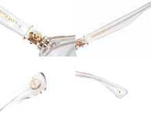 画像をギャラリービューアに読み込む, 極美品 CHROME HEARTS クロムハーツ BSフレア サングラス 52◻︎19-145 アイウェア ブラック クリア 中古 4b007672