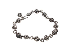 画像をギャラリービューアに読み込む, CHROME HEARTS クロムハーツ #1 FLUER BALL #1フレアボールブレスレット 重量約49.3g 全長約27cm 12ボール 美品 中古 4b007676