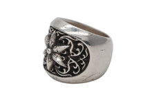 画像をギャラリービューアに読み込む, CHROME HEARTS クロムハーツ CLASSIC OVAL STAR クラシック オーバルスターリング 重量約34.4g サイズ21.5号 美品 中古 4b007677