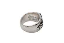 画像をギャラリービューアに読み込む, 極美品 CHROME HEARTS クロムハーツ FLRLCRS 1DIA フローラルクロス 1ダイヤリング 重量約17.6g サイズ17.5号 シルバー 中古 4b007678