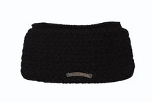 画像をギャラリービューアに読み込む, 極美品 CHROME HEARTS クロムハーツ ジッパーチェンジ ポーチ クロスパッチ レザー カシミヤ シルバー925 ブラック 中古 4b007681