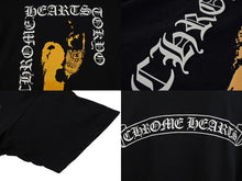 画像をギャラリービューアに読み込む, CHROME HEARTS RICHARD STARK TEE クロムハーツ 東京限定 リチャードスターク 半袖Ｔシャツ ブラック ホワイト オレンジ L 美品 中古 4b007686