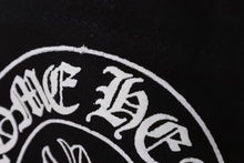画像をギャラリービューアに読み込む, CHROME HEARTS クロムハーツ ホノルル限定 ホースシュー 半袖Ｔシャツ ブラック ホワイト コットン S 中古 4b007687