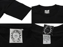 画像をギャラリービューアに読み込む, CHROME HEARTS クロムハーツ ホノルル限定 ホースシュー 半袖Ｔシャツ ブラック ホワイト コットン S 中古 4b007687
