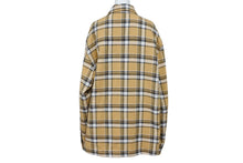 画像をギャラリービューアに読み込む, 極美品 CHROME HEARTS クロムハーツ WORK'N SHIRTS JNKYRS PLD CRM SODA シャツジャケット ブラウン シルバー 925 サイズL 中古 4b007688