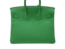 画像をギャラリービューアに読み込む, 新品未使用 HERMES エルメス ハンドバッグ W刻印 バーキン25 バンブー シルバー金具 トゴ 中古 4b007690