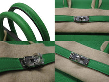 画像をギャラリービューアに読み込む, 新品未使用 HERMES エルメス ハンドバッグ W刻印 バーキン25 バンブー シルバー金具 トゴ 中古 4b007690