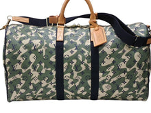 画像をギャラリービューアに読み込む, 極美品 LOUIS VUITTON ルイヴィトン ×村上隆 キーポルバンドリエール55 モノグラムモフラージュ M95774 ゴールド金具 中古 4b007693