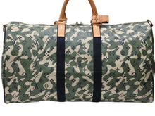 画像をギャラリービューアに読み込む, 極美品 LOUIS VUITTON ルイヴィトン ×村上隆 キーポルバンドリエール55 モノグラムモフラージュ M95774 ゴールド金具 中古 4b007693