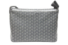 画像をギャラリービューアに読み込む, GOYARD ゴヤール カペシアンMM ショルダーバッグ メッセンジャーバッグ CAPETIMMLTY51CG51P グレー シルバー金具 美品 中古 4b007700