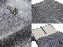 画像をギャラリービューアに読み込む, GOYARD ゴヤール カペシアンMM ショルダーバッグ メッセンジャーバッグ CAPETIMMLTY51CG51P グレー シルバー金具 美品 中古 4b007700