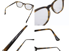 画像をギャラリービューアに読み込む, 極美品 CHROME HEARTS クロムハーツ メガネ LOUVIN CUP メンズ ウェリントン型 めがね 伊達メガネ セルフレーム メタルロゴ 中古 4b007701