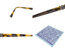 画像をギャラリービューアに読み込む, 極美品 CHROME HEARTS クロムハーツ メガネ LOUVIN CUP メンズ ウェリントン型 めがね 伊達メガネ セルフレーム メタルロゴ 中古 4b007701