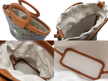 Load image into Gallery viewer, 新品未使用 GOYARD ゴヤール 韓国限定 ハンドバッグ ベルーガミニ ブラウン ブラック PVC レザー 35114566 4b007705