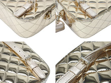 画像をギャラリービューアに読み込む, 未使用 CHANEL シャネル マトラッセ パテントレザー チェーンリュック ゴールド ランダムプレート AS4649 ゴールド金具 中古 4b007708