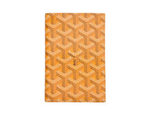 Load image into Gallery viewer, 極美品 GOYARD ゴヤール Grenelle グルネル パスポートケース カードケース PVCコーティングキャンバス イエロー 中古 4b007709