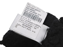 画像をギャラリービューアに読み込む, CHROME HEARTS クロムハーツ ミッティング フィンガーレスグローブ クロスパッチ 指切り手袋 ブラック カシミヤ レザー 美品 中古 4b007713