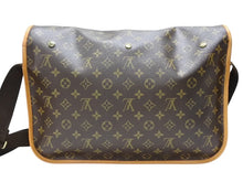 画像をギャラリービューアに読み込む, 新品同様 LOUIS VUITTON ルイヴィトン ショルダーバッグ コンゴMM M40116 モノグラム PVC レザー ブラウン ゴールド 金具 中古 4b007715