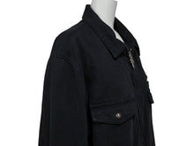 画像をギャラリービューアに読み込む, CHROME HEARTS クロムハーツ ダガーウォリングジャケット ブラック サイズM シルバ−925 美品 中古 4b007718