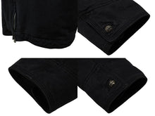 画像をギャラリービューアに読み込む, CHROME HEARTS クロムハーツ ダガーウォリングジャケット ブラック サイズM シルバ−925 美品 中古 4b007718