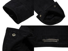 画像をギャラリービューアに読み込む, CHROME HEARTS クロムハーツ ダガーウォリングジャケット ブラック サイズM シルバ−925 美品 中古 4b007718