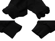 画像をギャラリービューアに読み込む, CHROME HEARTS クロムハーツ 星条旗 ジップ パーカー ブラック サーマル フーディ― シルバー金具 サイズM 美品 中古 4b007720