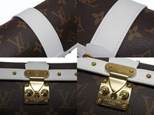 画像をギャラリービューアに読み込む, 極美品 LOUIS VUITTON ルイヴィトン パピヨントランク ショルダーバッグ M81485 モノグラムレザー ブラウン ホワイト ゴールド金具 中古 4b007721