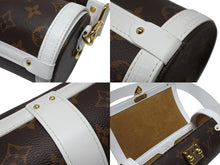 画像をギャラリービューアに読み込む, 極美品 LOUIS VUITTON ルイヴィトン パピヨントランク ショルダーバッグ M81485 モノグラムレザー ブラウン ホワイト ゴールド金具 中古 4b007721