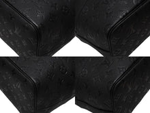 Load image into Gallery viewer, 新品同様 LOUIS VUITTON ルイヴィトン コムデギャルソン 川久保玲 トートバッグ M58661 ウィズホールズMM モノグラムアンプラント ブラック 中古4b007722