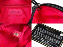 画像をギャラリービューアに読み込む, 極美品 CHANEL シャネル ポーチ ハンドバッグ カンボンライン ココマーク 9番台 ブラック ブラック 中古 4b007727