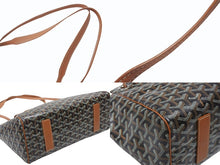 画像をギャラリービューアに読み込む, 極美品 GOYARD ゴヤール ルエットPM ショルダーバッグ 2WAYバッグ ブラック PVC レザー シルバー金具 中古 4b007729