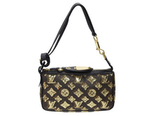 画像をギャラリービューアに読み込む, 極美品 LOUIS VUITTON ルイヴィトン ミニポシェットアクセソワール アクセサリーポーチ M60125 モノグラムエクリプス スパンコール 中古 4b007742