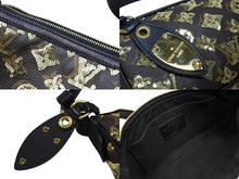 画像をギャラリービューアに読み込む, 極美品 LOUIS VUITTON ルイヴィトン ミニポシェットアクセソワール アクセサリーポーチ M60125 モノグラムエクリプス スパンコール 中古 4b007742