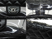 画像をギャラリービューアに読み込む, 極美品 CHANEL シャネル チェーンショルダーバッグ A57826 25番台 ココマーク キルティング カーフスキン PVC ブラック シルバー金具 中古 4b007743