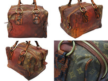 Load image into Gallery viewer, 極美品 LOUIS VUITTON ルイヴィトン モノグラム リチャードプリンス ジョークス マンクレイジー ハンドバッグ M95737 ルージュ ゴールド金具 中古 4b007746