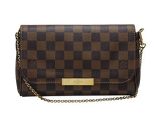画像をギャラリービューアに読み込む, 極美品 LOUIS VUITTON ルイヴィトン ショルダーバッグ フェイボリットPM ダミエキャンバス N41276 ブラウン 中古 4b007747