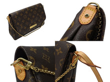 画像をギャラリービューアに読み込む, 極美品 LOUIS VUITTON ルイヴィトン モノグラム フェイボリットMM ショルダーバッグ M40718 ブラウン ゴールド金具 中古 4b007748