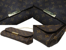 画像をギャラリービューアに読み込む, 極美品 LOUIS VUITTON ルイヴィトン モノグラム フェイボリットMM ショルダーバッグ M40718 ブラウン ゴールド金具 中古 4b007748