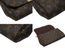 画像をギャラリービューアに読み込む, 極美品 LOUIS VUITTON ルイヴィトン モノグラム フェイボリットMM ショルダーバッグ M40718 ブラウン ゴールド金具 中古 4b007748
