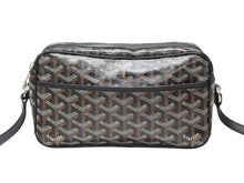 画像をギャラリービューアに読み込む, 極美品 GOYARD ゴヤール カップヴェールPMバッグ ショルダーバッグ CAPVE2PMLTY01CL01P ブラック PVC レザー シルバー金具 中古 4b007752