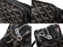 画像をギャラリービューアに読み込む, 極美品 GOYARD ゴヤール カップヴェールPMバッグ ショルダーバッグ CAPVE2PMLTY01CL01P ブラック PVC レザー シルバー金具 中古 4b007752