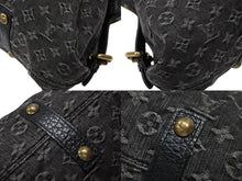 Load image into Gallery viewer, 極美品 LOUIS VUITTON ルイヴィトン LV ネオカヴィ MM ハンドバッグ M95351 モノグラム デニム ブラック 2WAY ゴールド金具 中古 4b007754