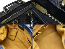 Load image into Gallery viewer, 極美品 LOUIS VUITTON ルイヴィトン LV ネオカヴィ MM ハンドバッグ M95351 モノグラム デニム ブラック 2WAY ゴールド金具 中古 4b007754