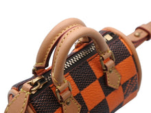 画像をギャラリービューアに読み込む, 新品未使用 LOUIS VUITTON ルイヴィトン ポーチ ダミエ ポップ ミニ スピーディ チャーム R94096 サンプル品 オレンジ 中古 4b007755