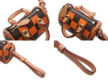 画像をギャラリービューアに読み込む, 新品未使用 LOUIS VUITTON ルイヴィトン ポーチ ダミエ ポップ ミニ スピーディ チャーム R94096 サンプル品 オレンジ 中古 4b007755