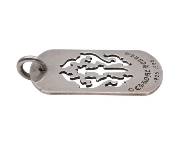 CHROME HEARTS クロムハーツ ヴィンダガー ドッグタグ ペンダント 重量約16.3g 1998/.925刻印 シルバー925 美品 中古 4b007764