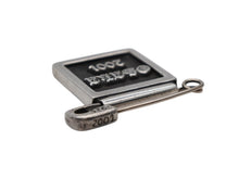 画像をギャラリービューアに読み込む, CHROME HEARTS クロムハーツ フレームド ピンバッチ 2001年 大阪限定 シルバー925 9,0g 美品 中古 4b007766