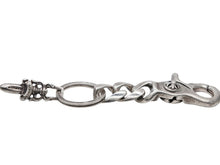 画像をギャラリービューアに読み込む, CHROME HEARTS クロムハーツ シルバーキーチェーン CLP CHN CLASSIC-L クラシックリンク 2LINK 重量約51.5g シルバー925 美品 中古 4b007767