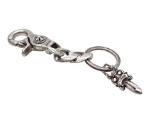 画像をギャラリービューアに読み込む, CHROME HEARTS クロムハーツ シルバーキーチェーン CLP CHN CLASSIC-L クラシックリンク 2LINK 重量約51.5g シルバー925 美品 中古 4b007767
